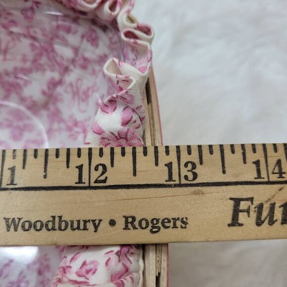 Longaberger Horizon of Hope Rosebud Basket w/ Liner, Tie-On and Protector - Picture 9 of 11